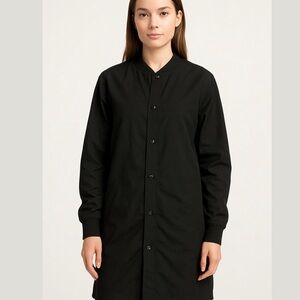 3.1 Phillip Lim Lightweight Black Button Down Jacket